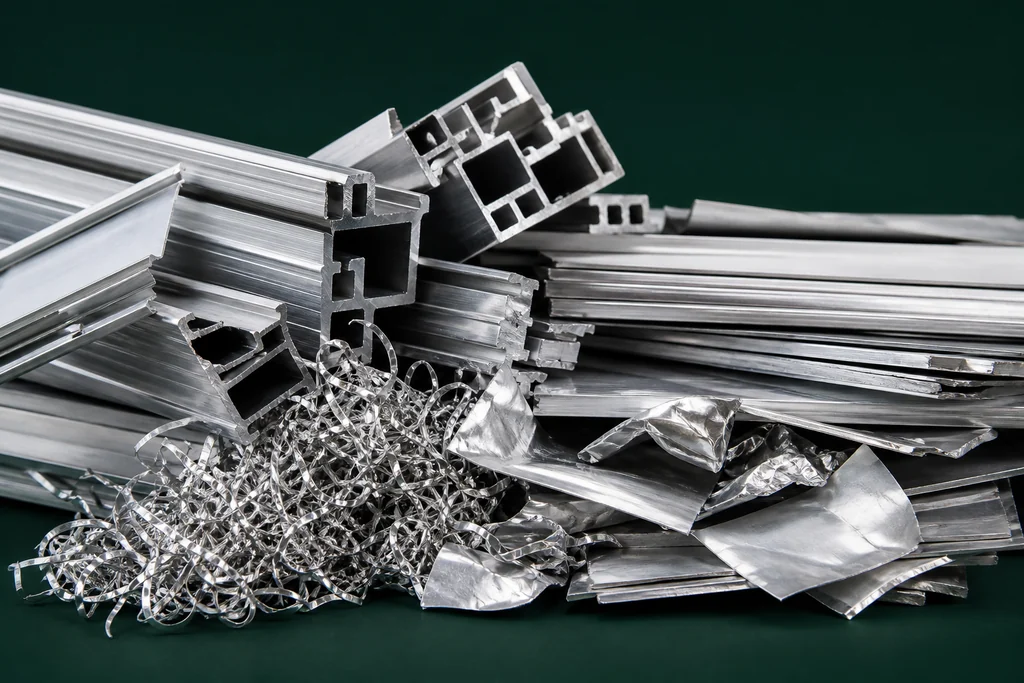 Aluminiumprofile aus einem Rückbauprojekt