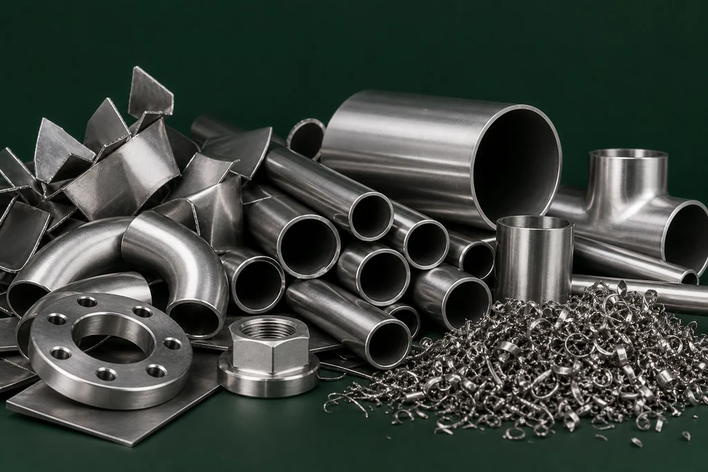 Edelstahlrohre und V2A-Metallteile