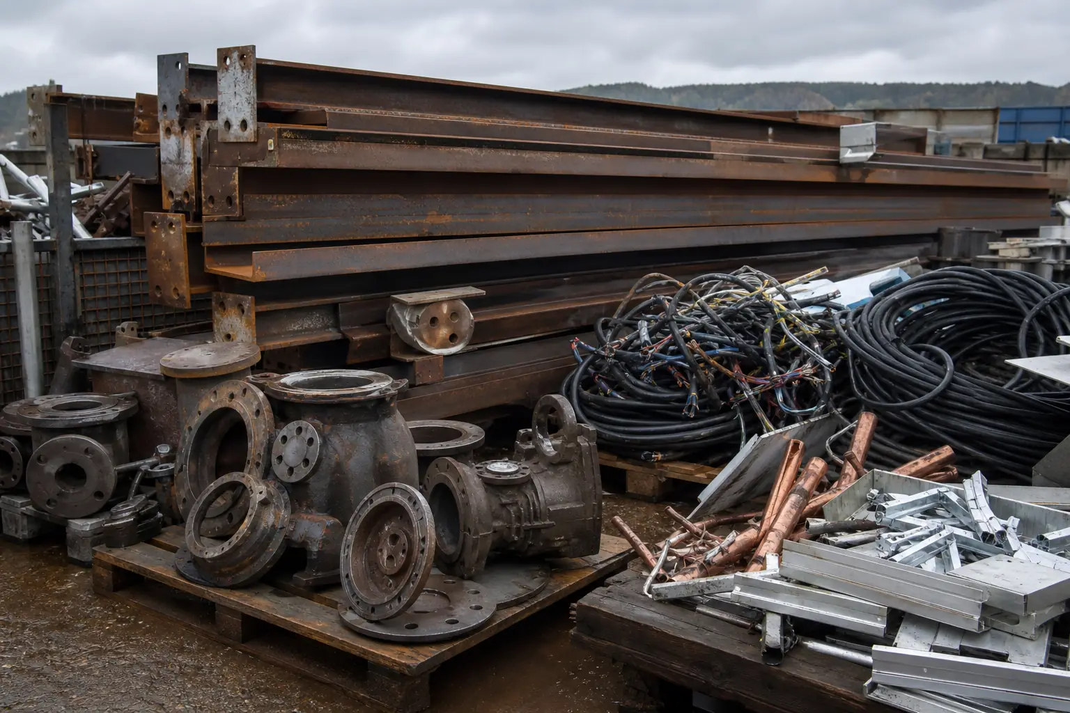 Stahl, Kabel, Kupfer und gemischte Metallteile zur Abholung in Altena