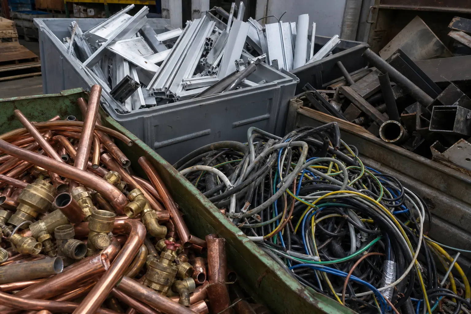 Kupferrohre, Kabel und verschiedene Metalle zur Abholung in Köln