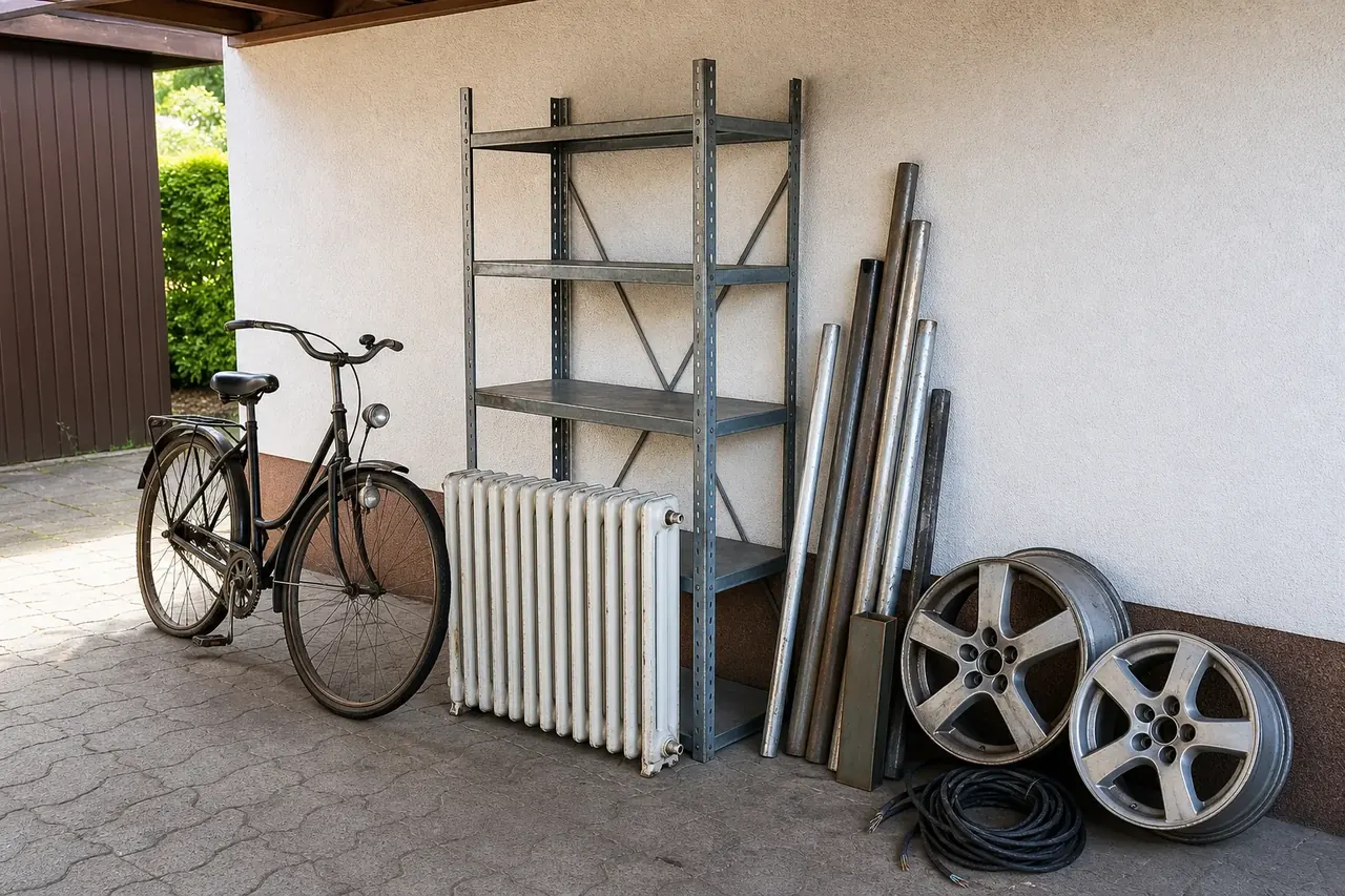 Schrott und Metall aus Garage oder Keller in Schalksmühle